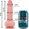 ROCKARMY - MUSTANG DILDO REALÍSTICO LIQUID SILICONE 18 CM -O- 4.14 CM - piKanteo | Despierta tu lado más piKante