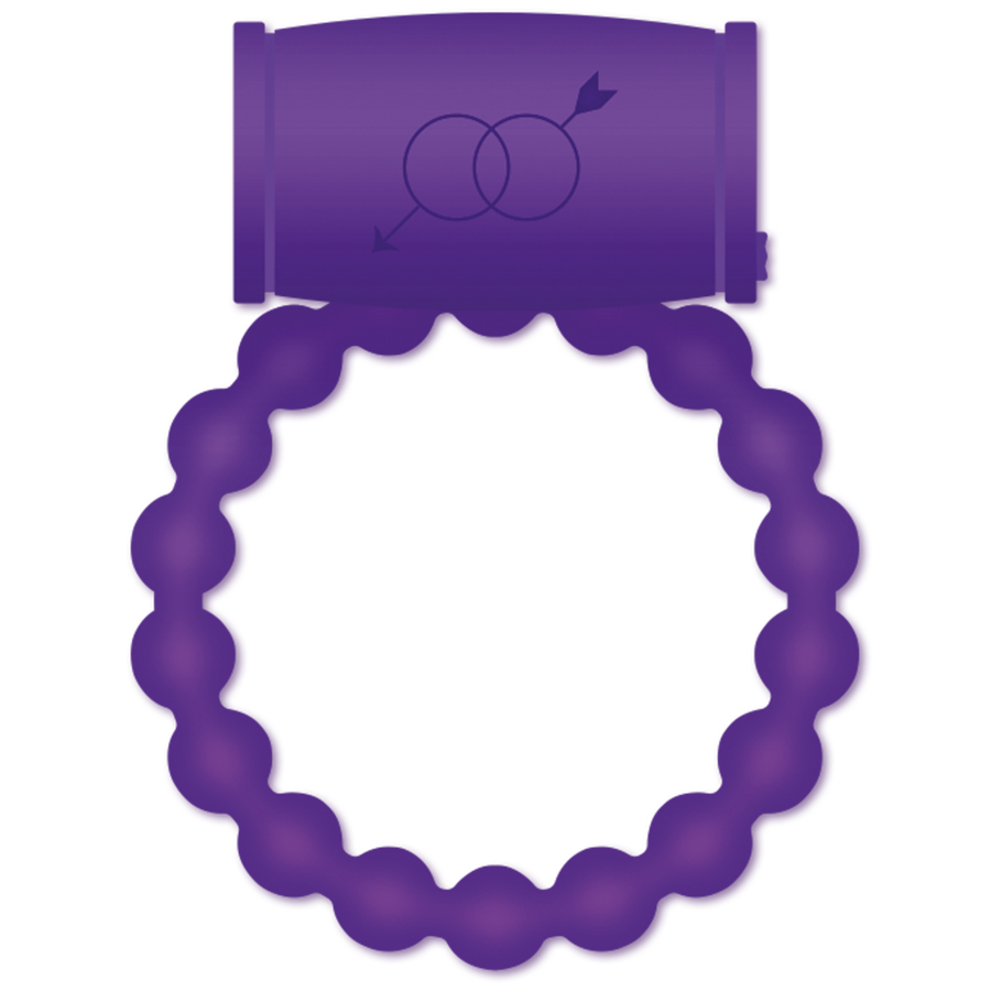 Alternative view of CASUAL LOVE - 25 ANILLO VIBRADOR PAREJAS VIOLETA