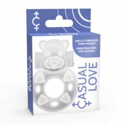 CASUAL LOVE - 26 ANILLO VIBRADOR CONEJITO TRANSPARENTE - piKanteo | Despierta tu lado más piKante