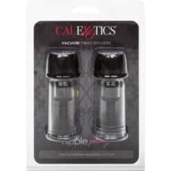 CALEXOTICS - VACCUM TWIST ONDAS ESTIMULADORASES PEZONES NEGRO - piKanteo | Despierta tu lado más piKante