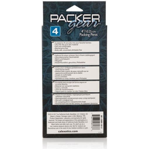 CALEXOTICS - PACKING PENIS PENE REALÍSTICO 12.75 CM MARRÓN - Imagen 3
