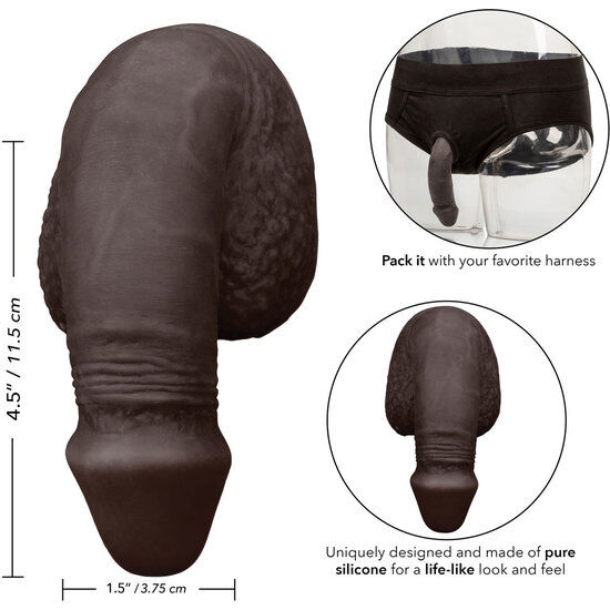 Alternative view of CALEXOTICS - PACKING PENIS PENE DE SILICONA 12.75CM NEGRO