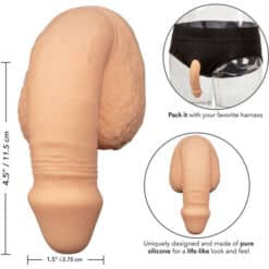 CALEXOTICS - PACKING PENIS PENE DE SILICONA 12.75CM NATURAL - piKanteo | Despierta tu lado más piKante