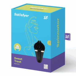 SATISFYER - SWEET TREAT SPINNATOR NEGRO - piKanteo | Despierta tu lado más piKante