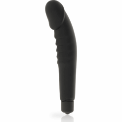 DOLCE VITA - REALISTIC PLEASURE VIBRADOR SILICONA NEGRO - piKanteo | Despierta tu lado más piKante