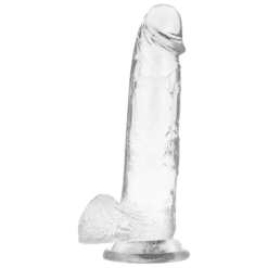 X RAY - CLEAR DILDO REALISTA TRANSPARENTE 22 CM -O- 4.6 CM - piKanteo | Despierta tu lado más piKante