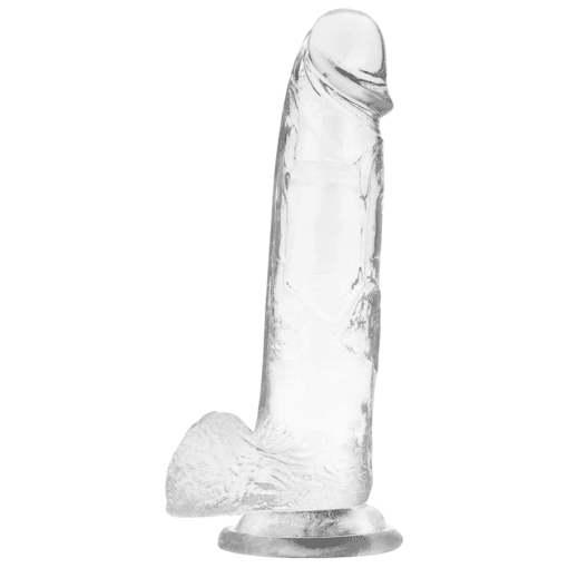 X RAY - CLEAR DILDO REALISTA TRANSPARENTE 22 CM -O- 4.6 CM - Imagen 6