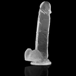X RAY - CLEAR DILDO REALISTA TRANSPARENTE 22 CM -O- 4.6 CM - piKanteo | Despierta tu lado más piKante
