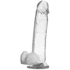 X RAY - CLEAR DILDO REALISTA TRANSPARENTE 22 CM -O- 4.6 CM - piKanteo | Despierta tu lado más piKante