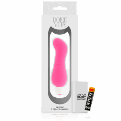 DOLCE VITA - G-SPOT VIBRADOR SILICONA ROSA - piKanteo | Despierta tu lado más piKante