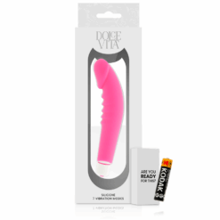 DOLCE VITA - REALISTIC PLEASURE VIBRADOR SILICONA ROSA - piKanteo | Despierta tu lado más piKante