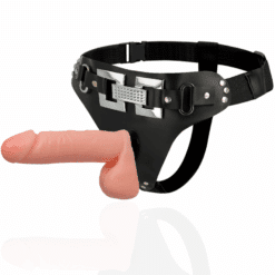 HARNESS ATTRACTION - ARNÉS DELUXE CON VIBRACIÓN REALÍSTICO 18 CM -O- 4.5 CM - piKanteo | Despierta tu lado más piKante