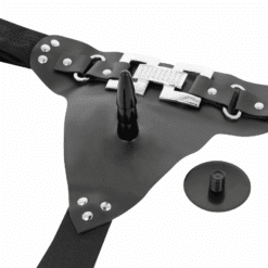 HARNESS ATTRACTION - ARNÉS DELUXE CON VIBRACIÓN REALÍSTICO 18 CM -O- 4.5 CM - piKanteo | Despierta tu lado más piKante