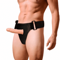 Alternative view of HARNESS ATTRACTION - ARNÉS  HUECO GREGORY CON VIBRADOR 16.5 CM -O- 4.3 CM