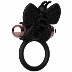 COQUETTE CHIC DESIRE - COCK RING BUTTERFLY ANILLO VIBRADOR NEGRO / GOLD - piKanteo | Despierta tu lado más piKante