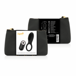 Alternative view of COQUETTE CHIC DESIRE - ANILLO VIBRADOR CONTROL REMOTO RECARGABLE NEGRO / GOLD