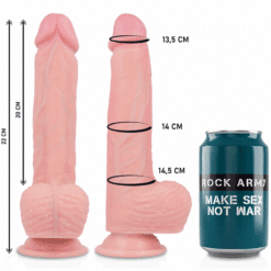 ROCKARMY - HAWK REALÍSTICO ROTADOR Y VIBRADOR 22 CM -O- 4.6 CM - piKanteo | Despierta tu lado más piKante