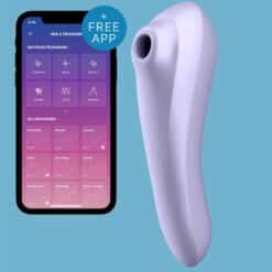 SATISFYER - DUAL PLEASURE AIR PULSE VIOLETA - piKanteo | Despierta tu lado más piKante