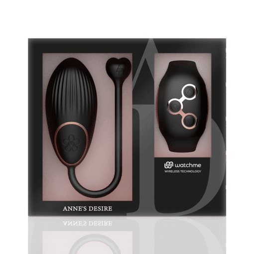 ANNE'S DESIRE - HUEVO CONTROL REMOTO TECNOLOGÍA WATCHME NEGRO/GOLD - Imagen 7