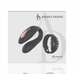 ANNE'S DESIRE - DUAL PLEASURE TECNOLOGÍA WATCHME NEGRO/GOLD - piKanteo | Despierta tu lado más piKante