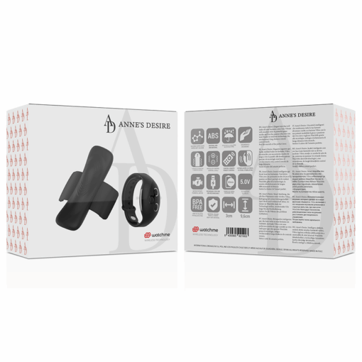 ANNE'S DESIRE - PANTY PLEASURE TECNOLOGÍA WATCHME NEGRO - Imagen 12