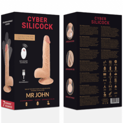 CYBER SILICOCK - REALÍSTICO CONTROL REMOTO MR JOHN 23.88 CM -O- 4.3 CM - piKanteo | Despierta tu lado más piKante