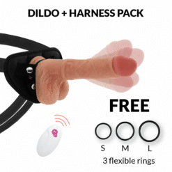 Alternative view of CYBER SILICOCK - ARNÉS SILICONA LIQUIDA MR RICK CONTROL REMOTO