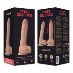 CYBER SILICOCK - CONNOR REALÍSTICO SILICONA LÍQUIDA 20.5 CM -O- 3.7 CM - piKanteo | Despierta tu lado más piKante