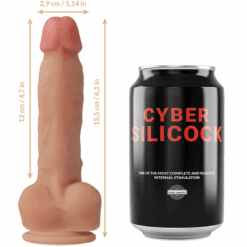 CYBER SILICOCK - ARNÉS SILICONA LIQUIDA ANSEL 15.5 CM -O- 2.9 CM - piKanteo | Despierta tu lado más piKante