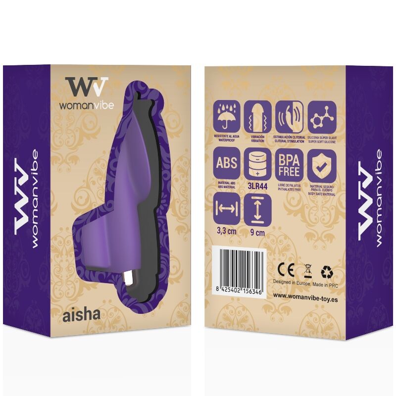Alternative view of WOMANVIBE - AISHA DEDAL ESTIMULADOR SILICONA