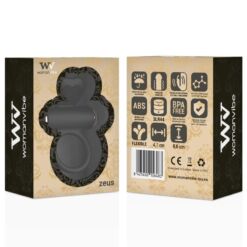 Alternative view of WOMANVIBE - ZEUS ANILLO VIBRADOR SILICONA