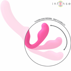 Comprar INTENSE - AMY VIBRADOR DOBLE 20 CM ROSA CONTROL REMOTO al mejor precio - Envíos Discretos