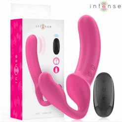 Comprar INTENSE - AMY VIBRADOR DOBLE 20 CM ROSA CONTROL REMOTO al mejor precio - Envíos Discretos