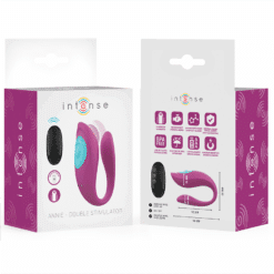 Comprar INTENSE - ANNIE ESTIMULADOR & VIBRADOR FORMA DE U MORADO CONTROL REMOTO al mejor precio - Envíos Discretos