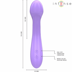 Comprar INTENSE - BECKY VIBRADOR 19 CM CALENTABLE 7 VIBRACIONES MORADO al mejor precio - Envíos Discretos