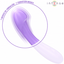Comprar INTENSE - BECKY VIBRADOR 19 CM CALENTABLE 7 VIBRACIONES MORADO al mejor precio - Envíos Discretos