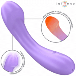Comprar INTENSE - BECKY VIBRADOR 19 CM CALENTABLE 7 VIBRACIONES MORADO al mejor precio - Envíos Discretos
