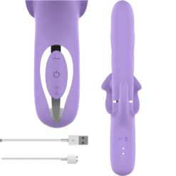 Comprar INTENSE - BILLIE VIBRADOR MULTIFUNCIÓN RECARGABLE ONDAS ESTIMULADORAS CON PULSADOR MORADO al mejor precio - Envíos Discretos