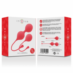 Comprar INTENSE - BOLAS KEGEL PACK KENDALL ROJO al mejor precio - Envíos Discretos
