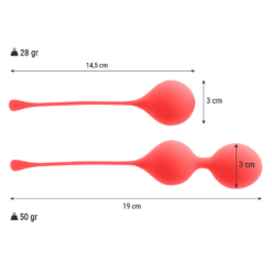 Comprar INTENSE - BOLAS KEGEL PACK KENDALL ROJO al mejor precio - Envíos Discretos