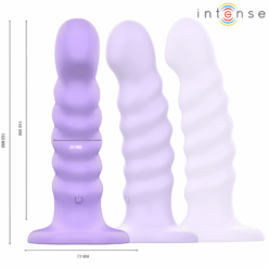 Comprar INTENSE - BRENDA VIBRADOR TALLA M DISEÑO EN ESPIRAL 10 VIBRACIONES MORADO CONTROL REMOTO al mejor precio - Envíos Discretos