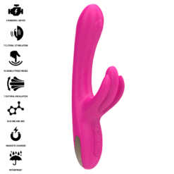 Comprar INTENSE - BRITNEY VIBRADOR MULTIFUNCIÓN RABBIT 23 CM ROSA al mejor precio - Envíos Discretos