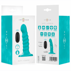 Comprar INTENSE - BUFFY VIBRADOR TALLA S DISEÑO EN ESPIRAL 10 VIBRACIONES AZUL CONTROL REMOTO al mejor precio - Envíos Discretos