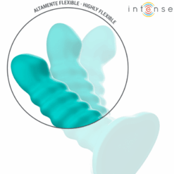 Comprar INTENSE - BUFFY VIBRADOR TALLA S DISEÑO EN ESPIRAL 10 VIBRACIONES AZUL CONTROL REMOTO al mejor precio - Envíos Discretos