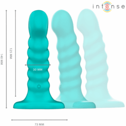 Comprar INTENSE - BUFFY VIBRADOR TALLA S DISEÑO EN ESPIRAL 10 VIBRACIONES AZUL CONTROL REMOTO al mejor precio - Envíos Discretos