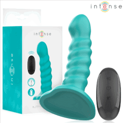 Comprar INTENSE - BUFFY VIBRADOR TALLA S DISEÑO EN ESPIRAL 10 VIBRACIONES AZUL CONTROL REMOTO al mejor precio - Envíos Discretos