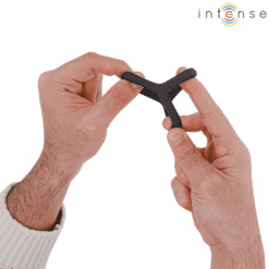 Comprar INTENSE - CARSON ANILLO DOBLE PARA PENE SILICONA NEGRO MODELO 4 al mejor precio - Envíos Discretos