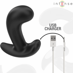 Comprar INTENSE - CHANDLER PLUG ANAL 10 VIBRACIONES NEGRO CONTROL REMOTO al mejor precio - Envíos Discretos