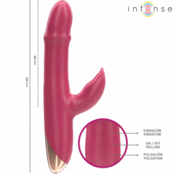 Comprar INTENSE - CHLOE VIBRADOR MULTIFUNCIÓN 3 EN 1 ROJO al mejor precio - Envíos Discretos