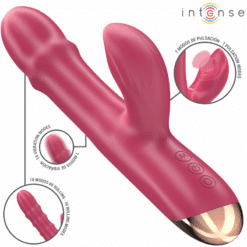 Comprar INTENSE - CHLOE VIBRADOR MULTIFUNCIÓN 3 EN 1 ROJO al mejor precio - Envíos Discretos
